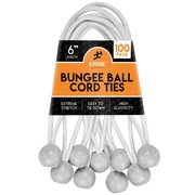 Xpose Safety Ball Bungees White 6 in , 100PK BB-6W-100-X